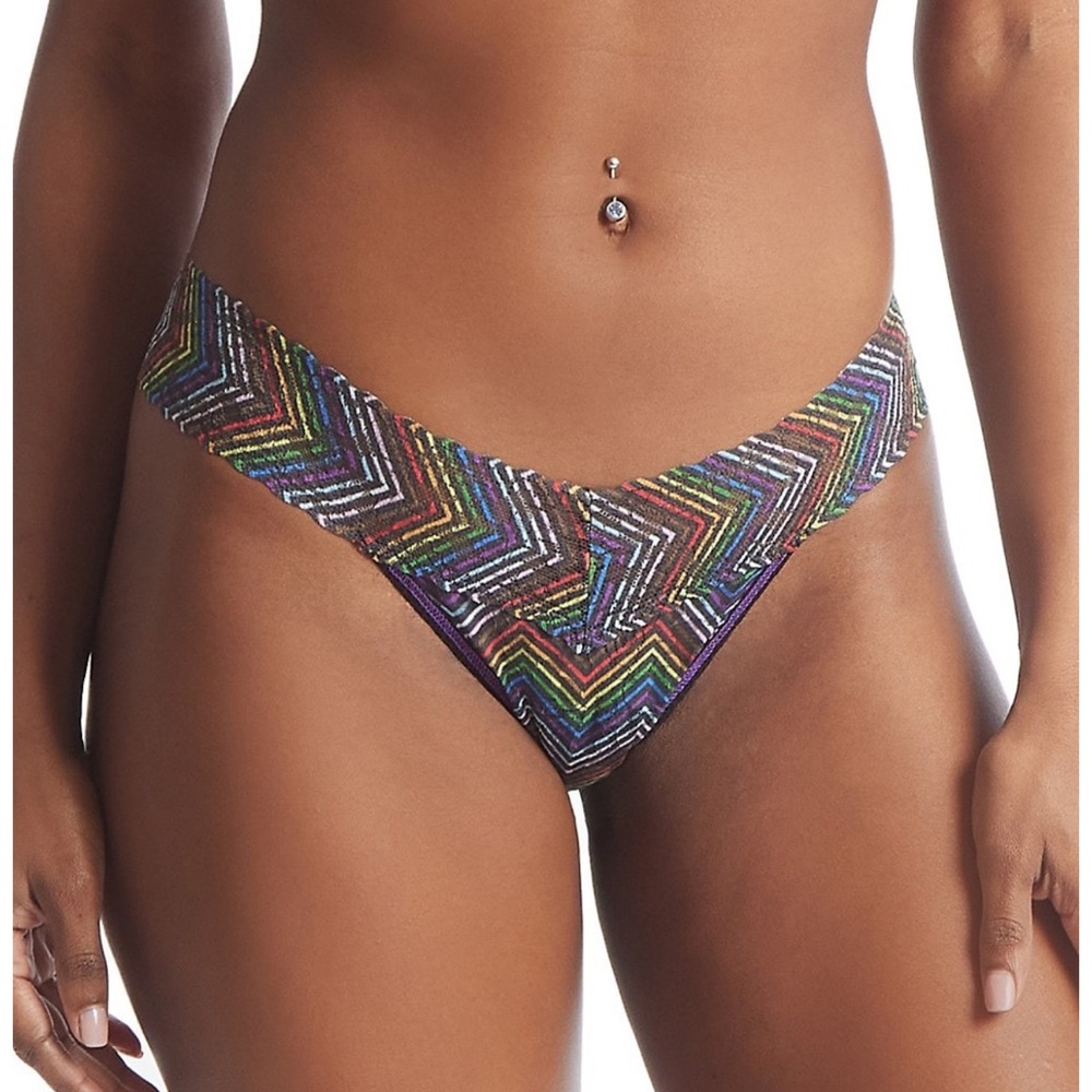 Hanky Panky  Chevron Lace Original Rise Thong
